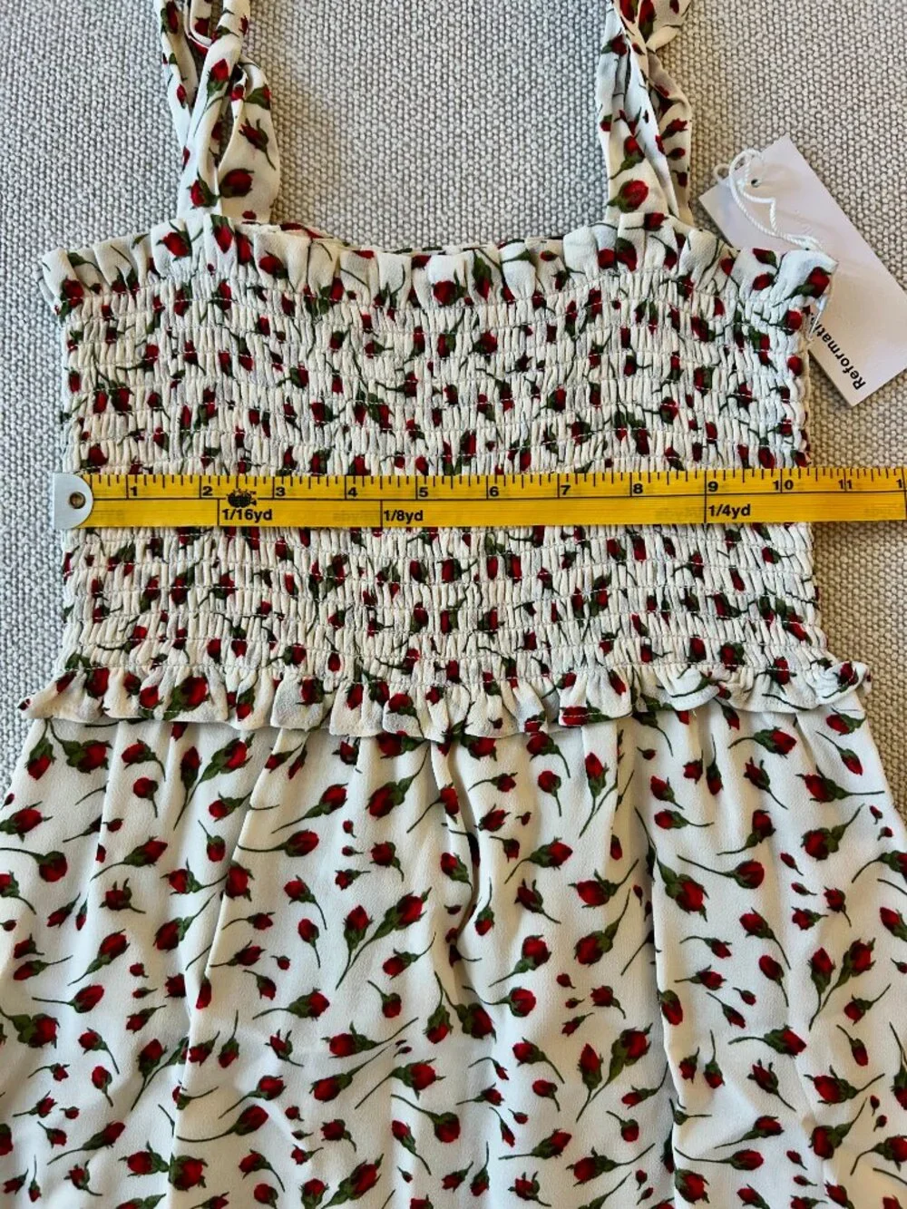 NWT Reformation Seabreeze Dress in Marion, Size XS - Picture 5 of 6